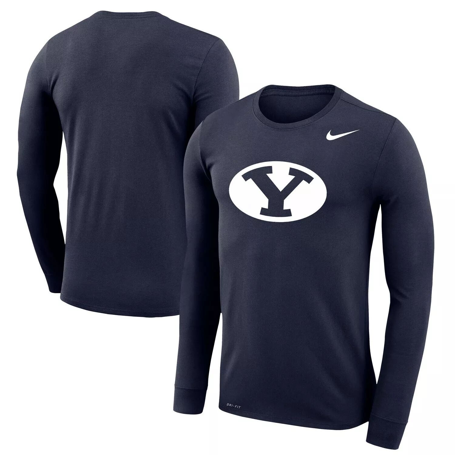 

Мужская темно-синяя футболка с длинными рукавами и логотипом BYU Cougars School Legend Performance Nike, Синий, Мужская темно-синяя футболка с длинными рукавами и логотипом BYU Cougars School Legend Performance Nike