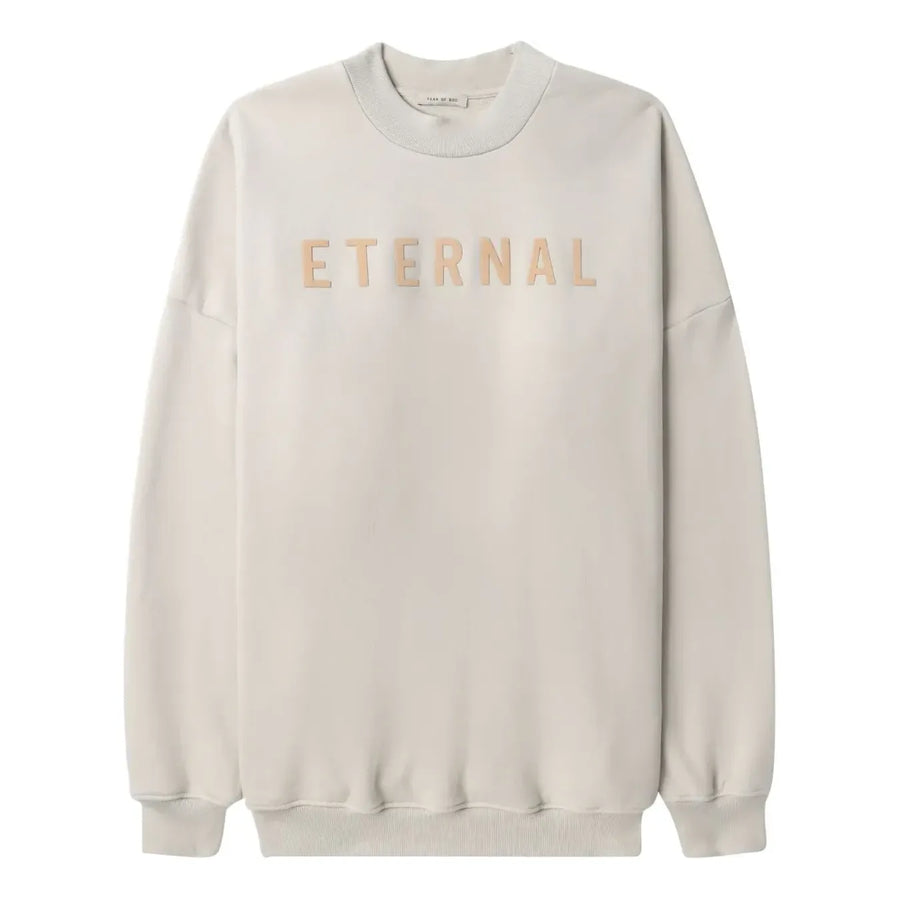 

Худи Fear of God ETERNAL Fleece Crewneck 'Warm Heather Oatmeal', бежевый