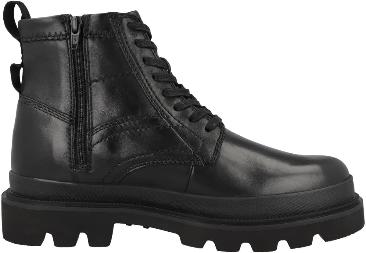 Мужские ботинки на шнуровке Clarks Badell Hi WP, 2-Black Warmlined Leather 26178485 — фото 3