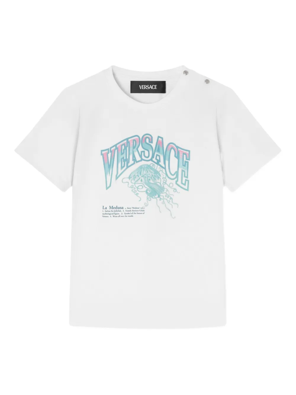 

Футболка La Medusa Versace Kids, белый