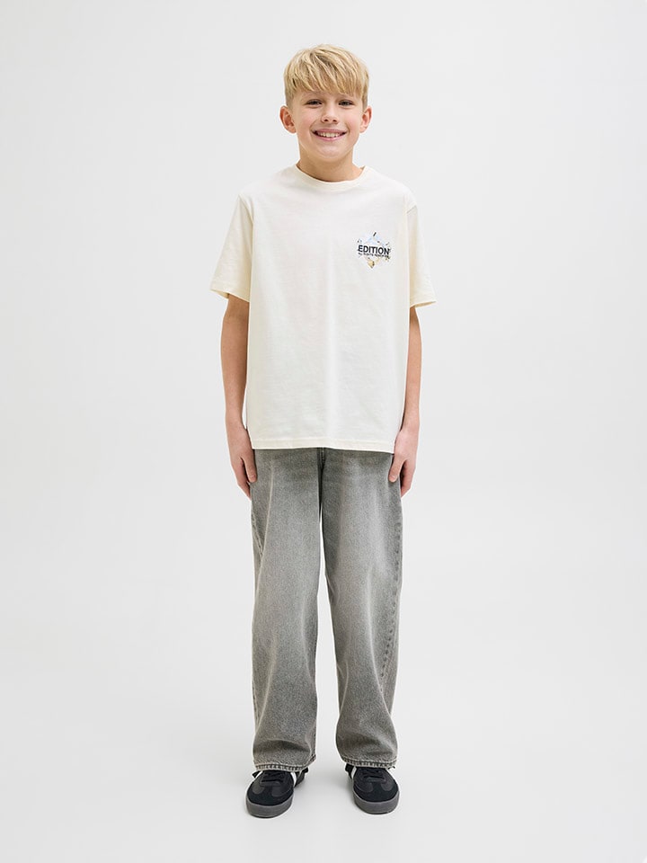 JACK & JONES Junior Джинсы "Рон" - стандартный крой - серые — фото 3