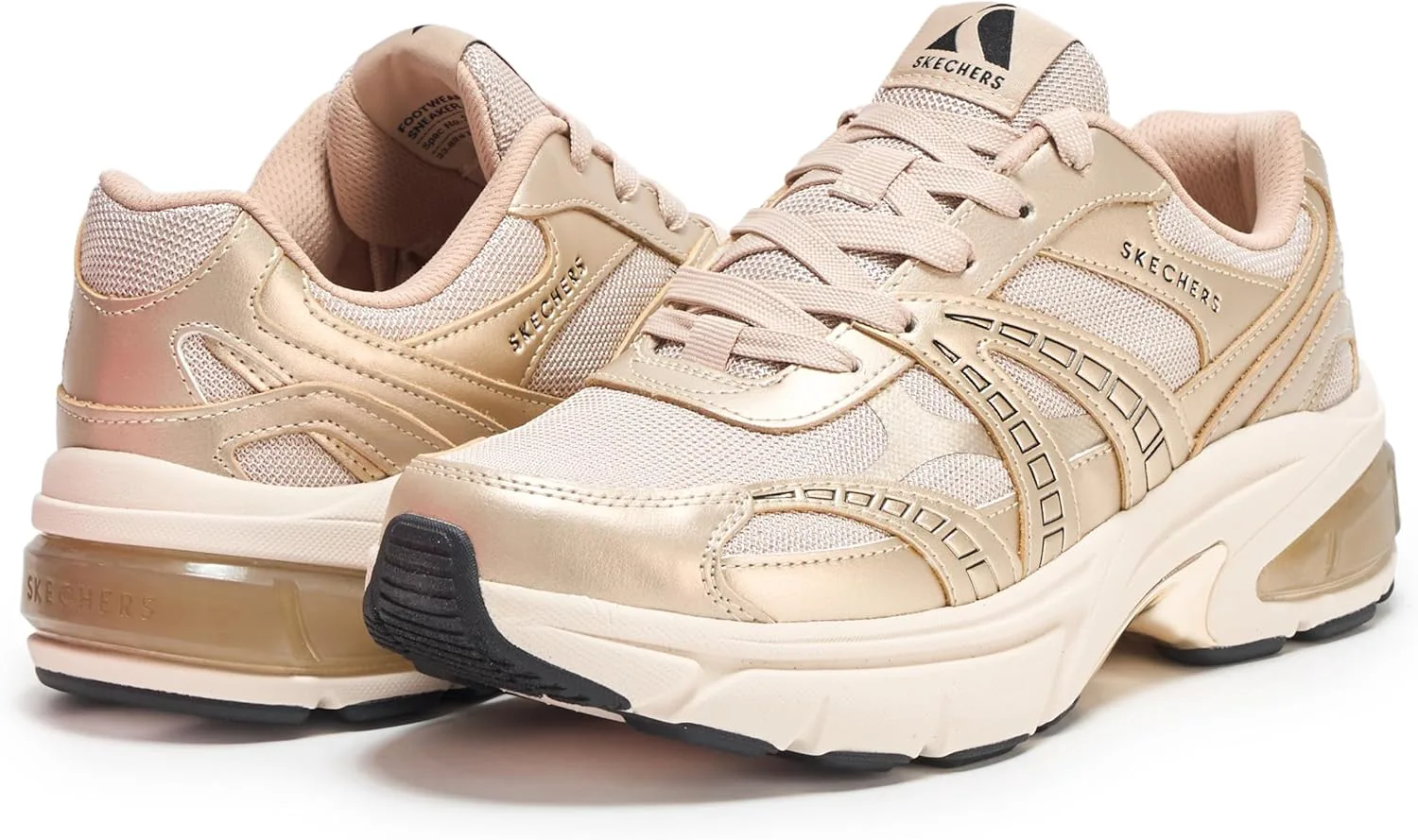 Мужские кроссовки Skechers Shadow - Stellar 90, бронза — фото 3
