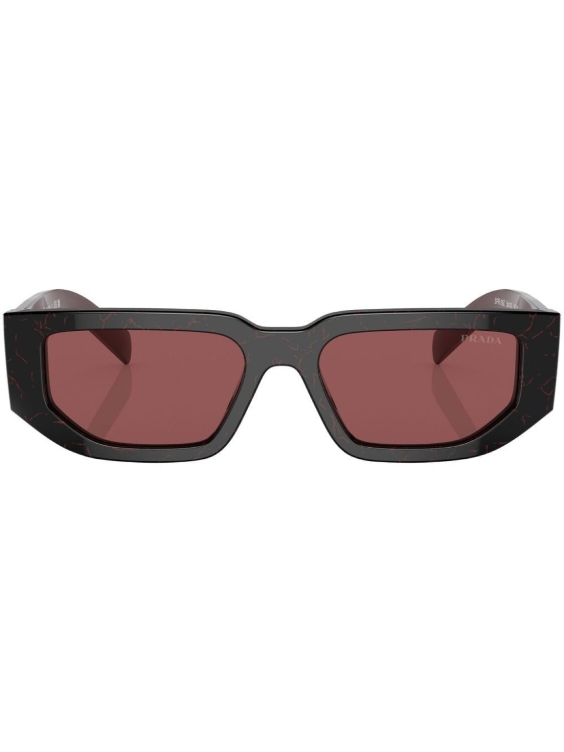 

Prada Eyewear солнцезащитные очки с логотипом, черный