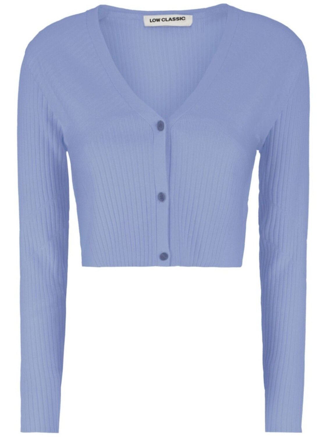 

Кардиган в рубчик Low Classic, фиолетовый