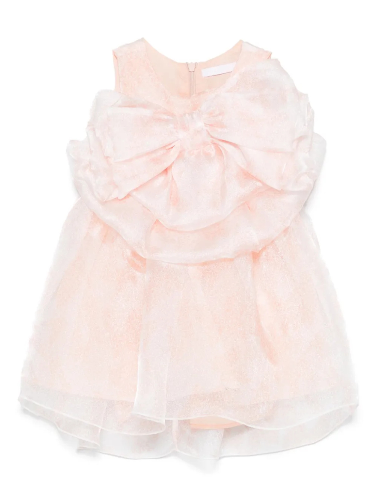 

Платье с аппликацией в виде банта Miss Grant Kids, оранжевый