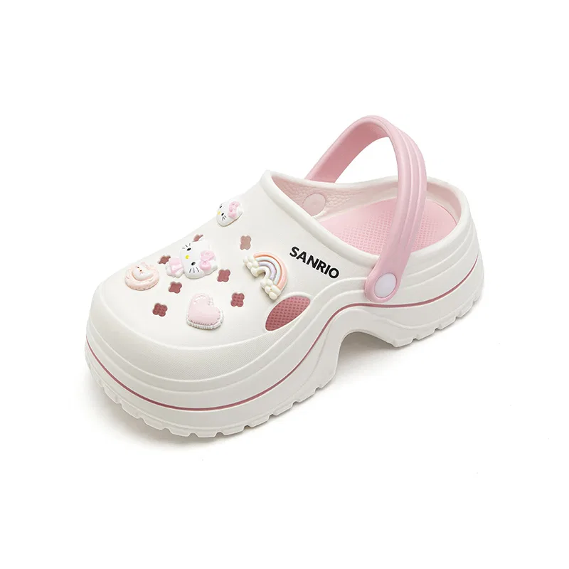Детские сабо Sanrio Kids' Clogs бело-розовые — фото 3