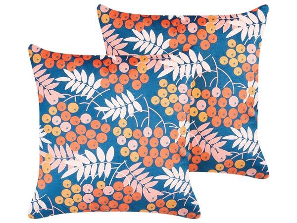 

Подушка Beliani 2 шт SUMAC, 45x45x45 см цвет blau/multicolor