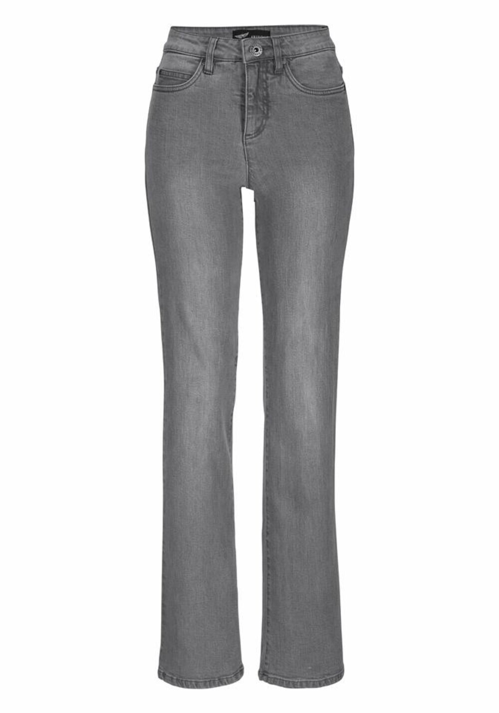 

Джинсы с загрузочным кроем Arizona Comfort-Fit, серый