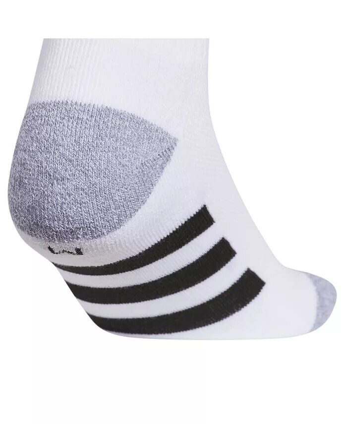 Молодежные спортивные носки с мягкой подкладкой для мальчиков, 6 шт Adidas, черный — фото 3