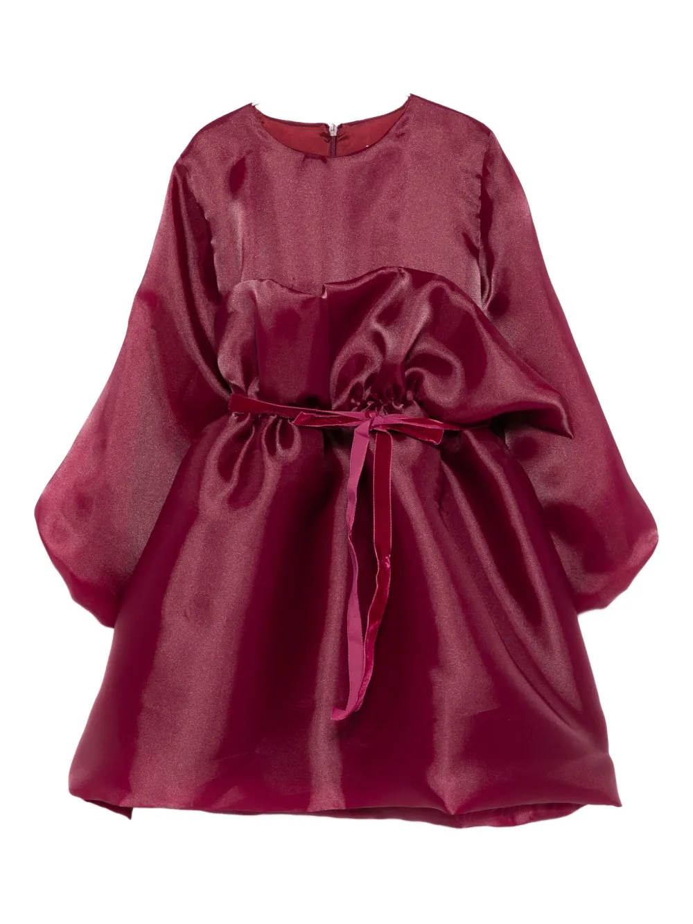 

Платье с бантом и поясом alapage, красный