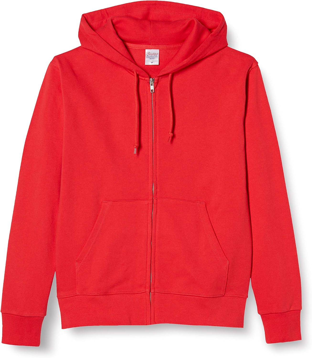 

Мужская толстовка Printstar 00189-NNZ, 273 г, на флисовой подкладке, стандартный капюшон с застежкой-молнией, красный