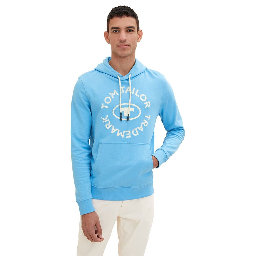 

Худи Tom Tailor Print 1035531, синий