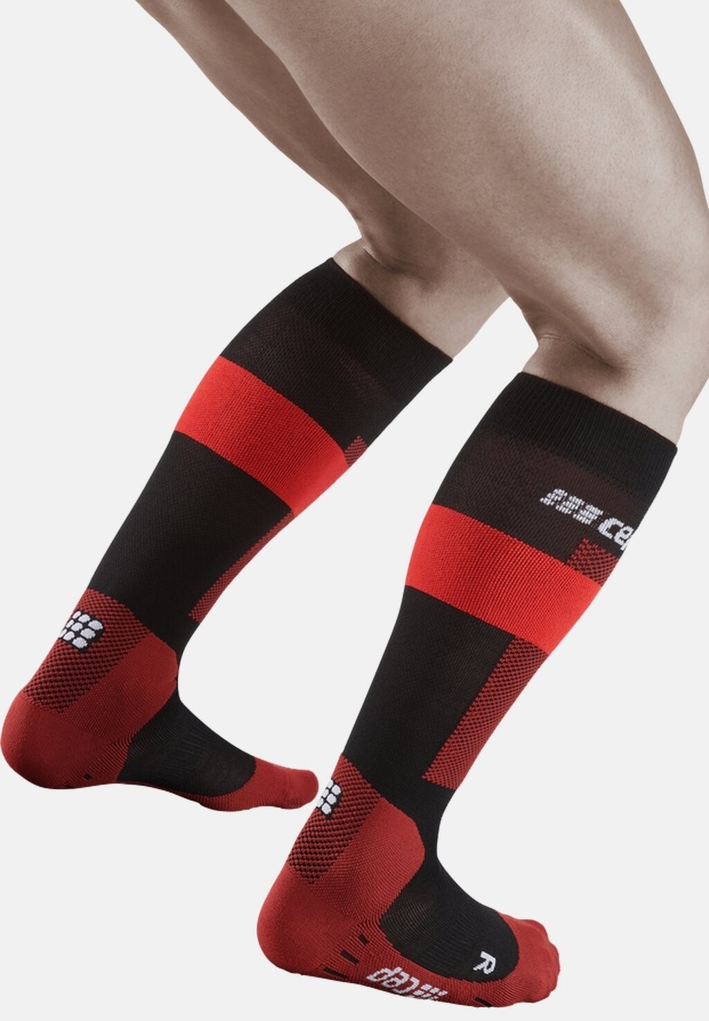 

СДЕЛАНО В ГЕРМАНИИ Merino Compression Socks Ski Knee-High Men CEP, спортивные носки красные