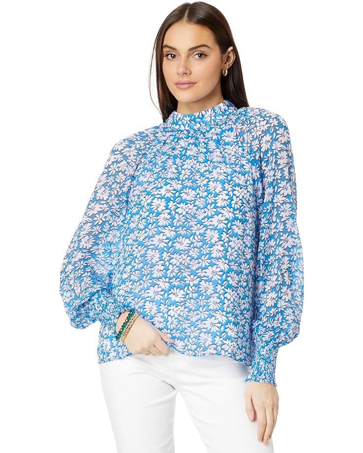 

Топ Lilly Pulitzer Ellielynn Long Sleeve, синий