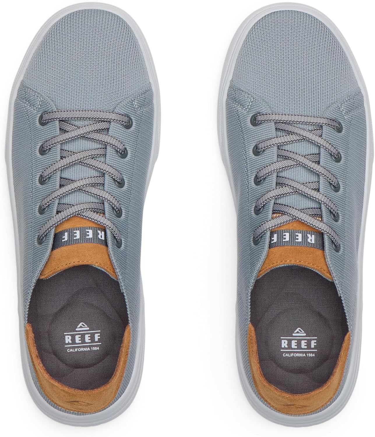 Мужские кроссовки REEF Swellsole Atlantic, легкие, верх из дышащего трикотажа, мягкая стелька, темно-синий/капучино, размер 8,5 — фото 3