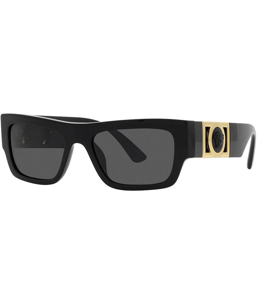 

Versace Мужские прямоугольные солнцезащитные очки ve4416u 53 мм, черный