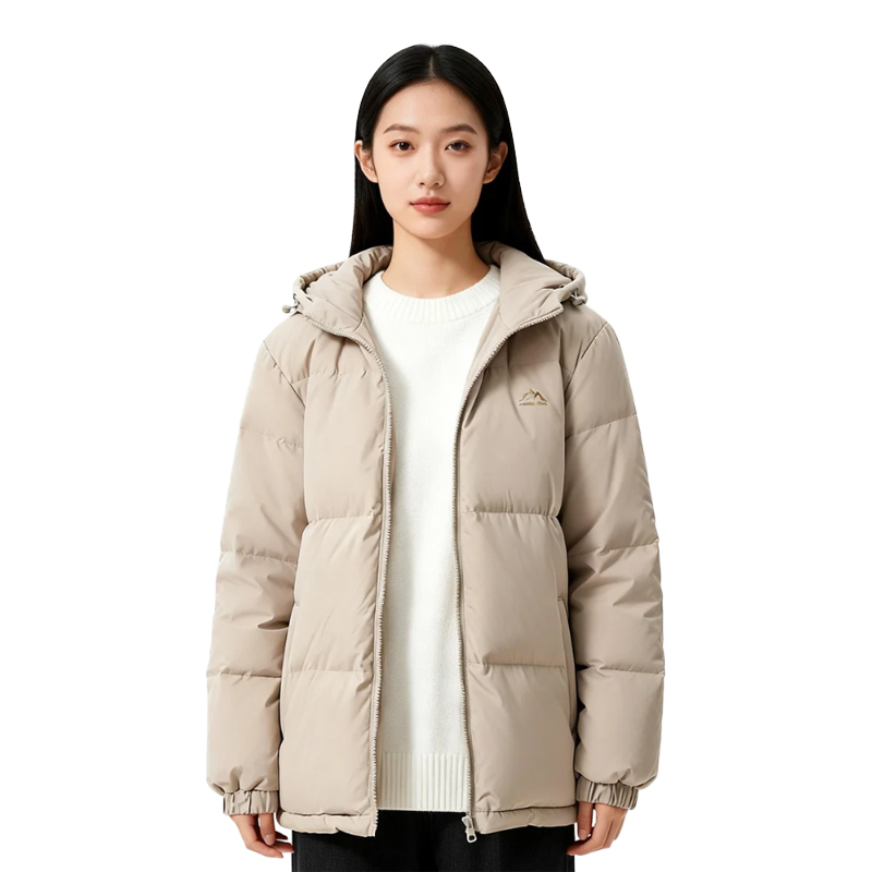 

Пуховик женский с воротником стойкой утепленный WARRIOR, хаки