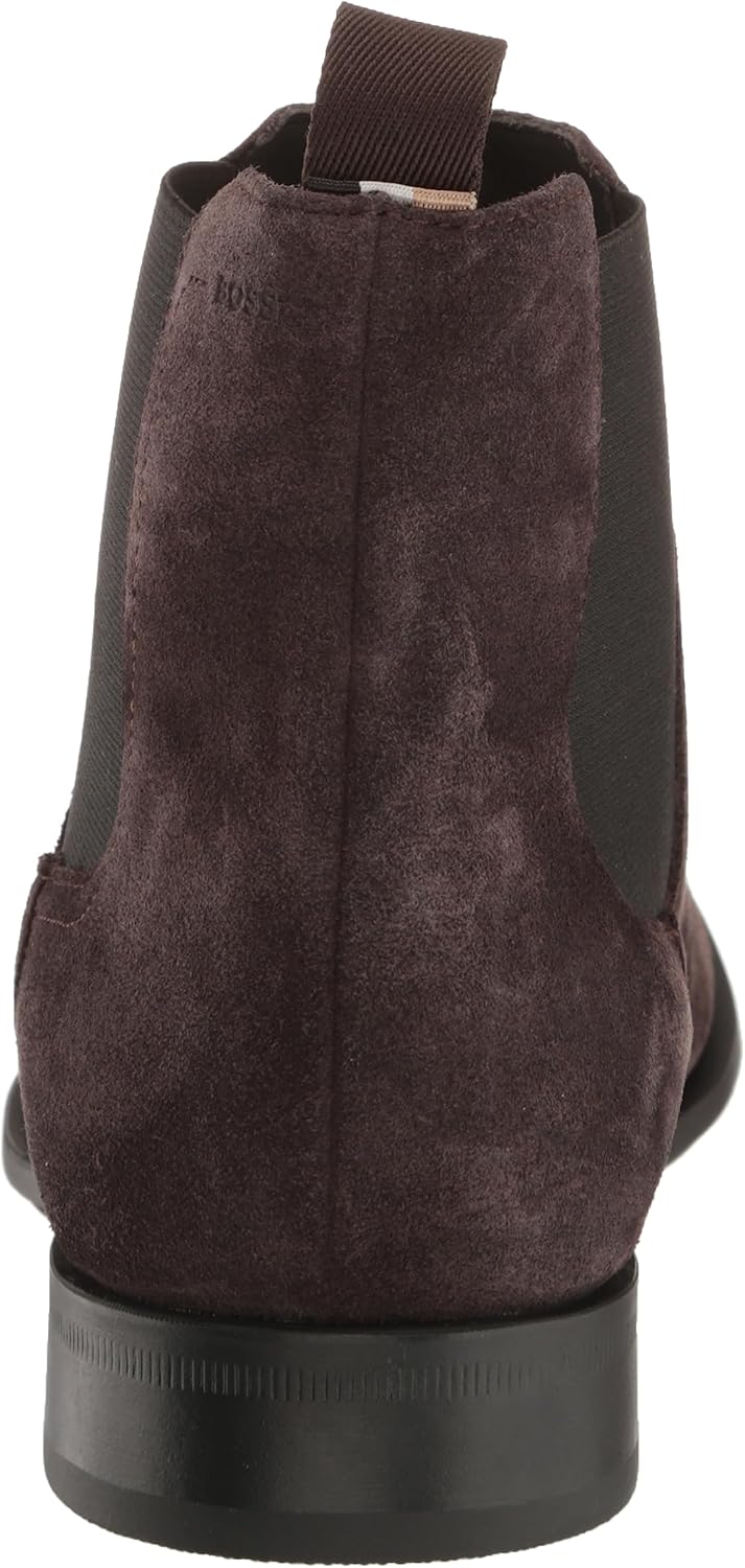 Мужские замшевые кожаные ботинки челси Colby от BOSS, Dark Dove Grey — фото 3