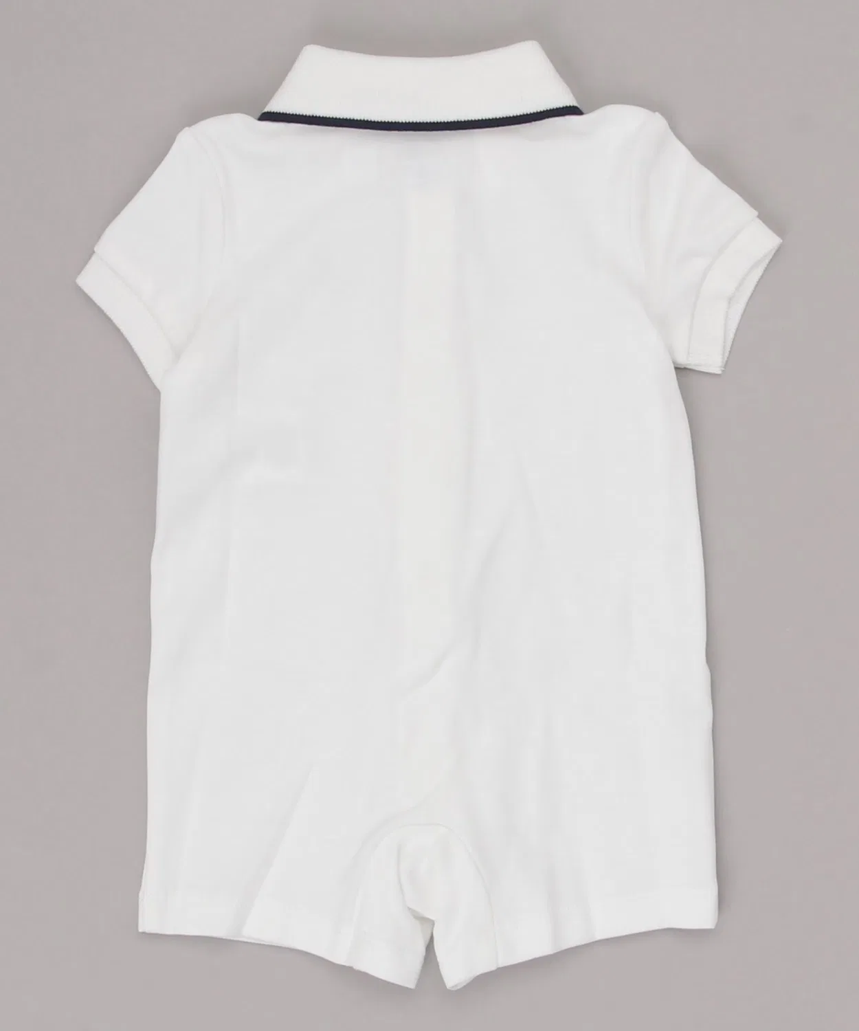 Поло-платье из мягкого хлопка Polo Ralph Lauren, белое — фото 4