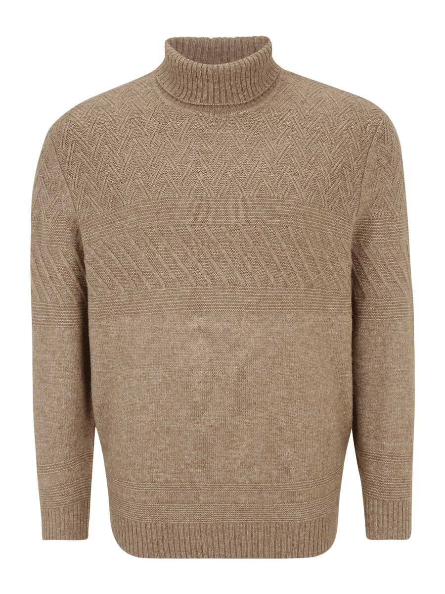 

Свитер Jack & Jones Plus Sweater Milo, темно-бежевый