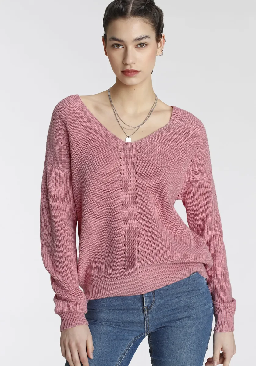 

Свитер Tamaris Ajour, цвет Rosa Meliert