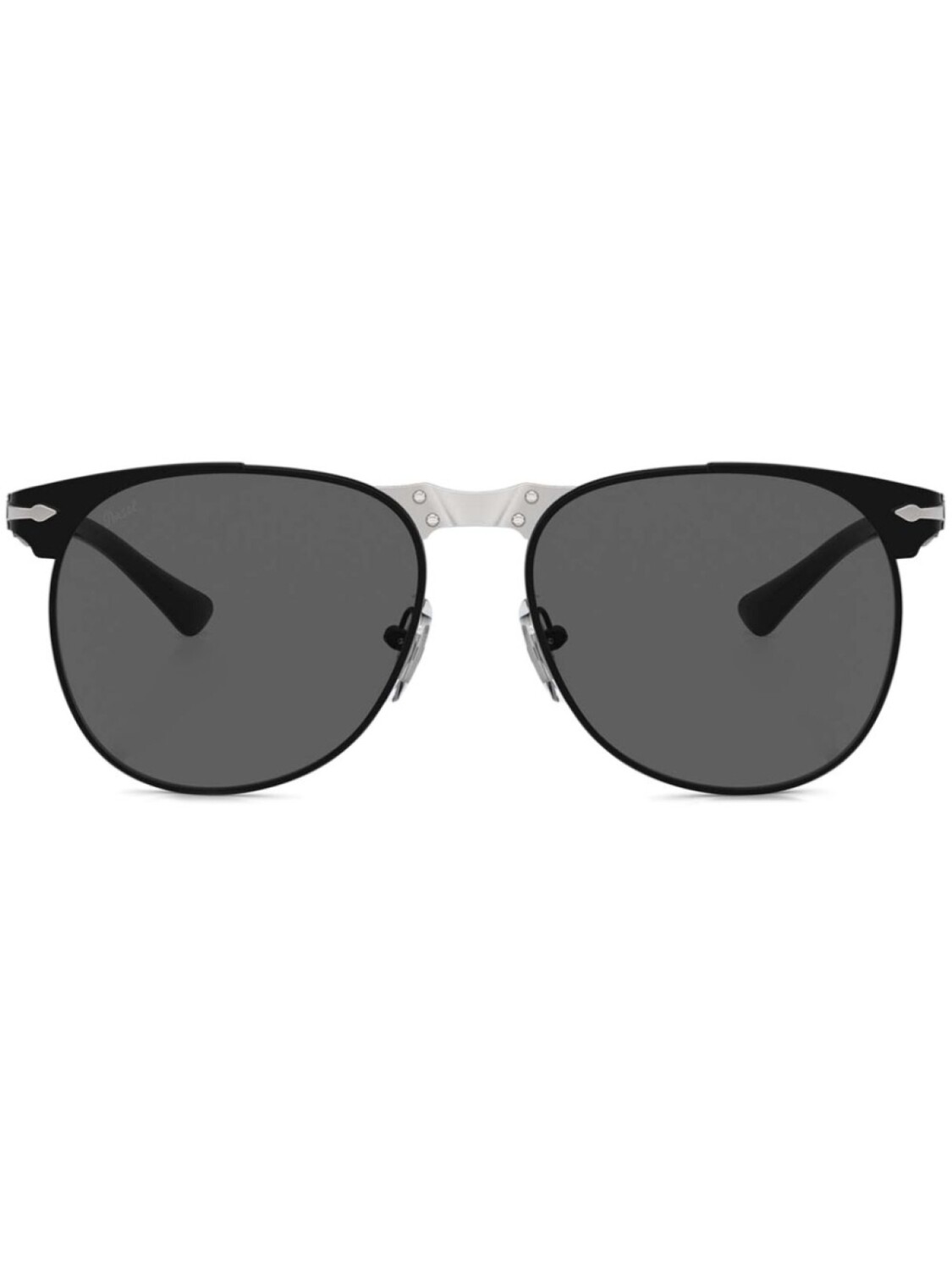 

Persol солнцезащитные очки в круглой оправе, черный