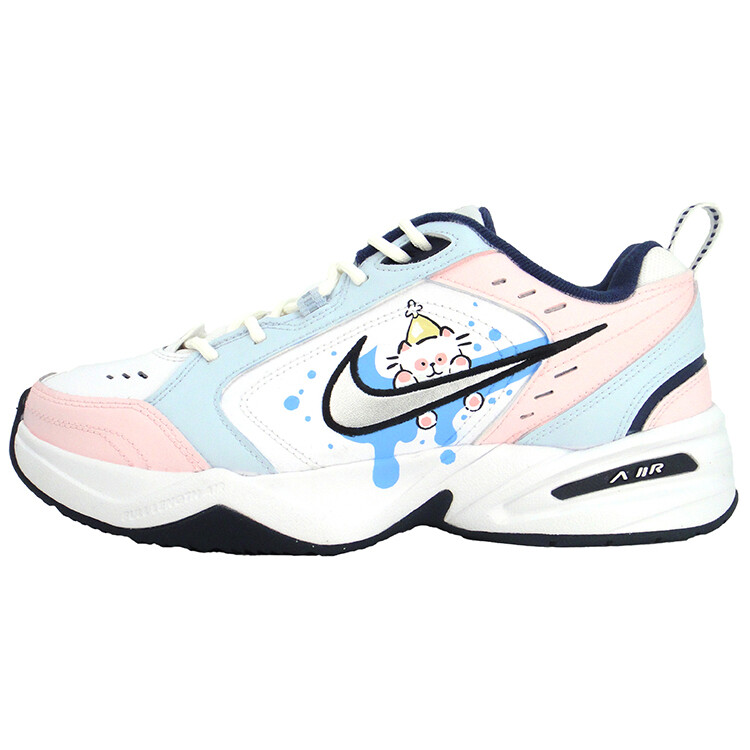 

Кроссовки Nike Air Monarch 4 Chunky Sneakers Unisex Low-top White, голубой, Синий, Кроссовки Nike Air Monarch 4 Chunky Sneakers Unisex Low-top White, голубой