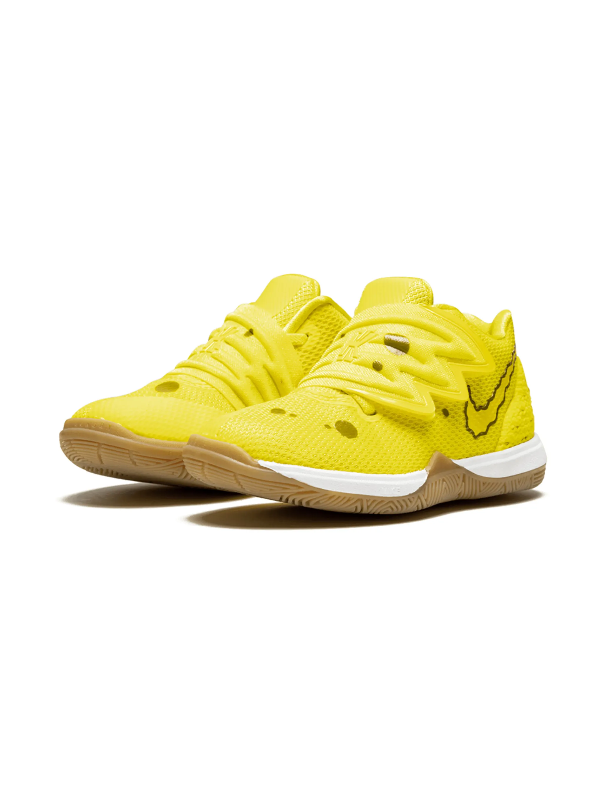 Кроссовки Kyrie 5 SBSP BT Nike Kids, желтый — фото 2