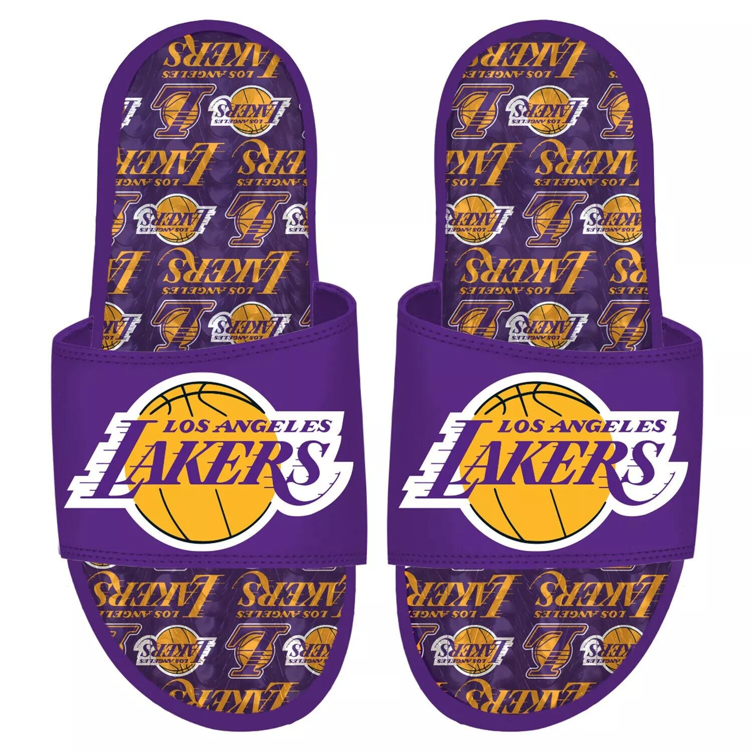 

Гелевые шлепанцы с узором ISlide Los Angeles Lakers Team