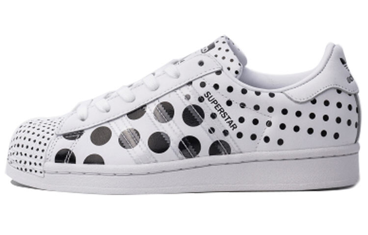 

Кроссовки Adidas Superstar White Polka