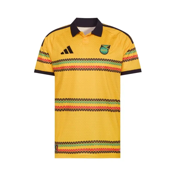 Домашняя футболка Adidas Jamaica 26 x Bob Marley, цвет «Bold Gold»