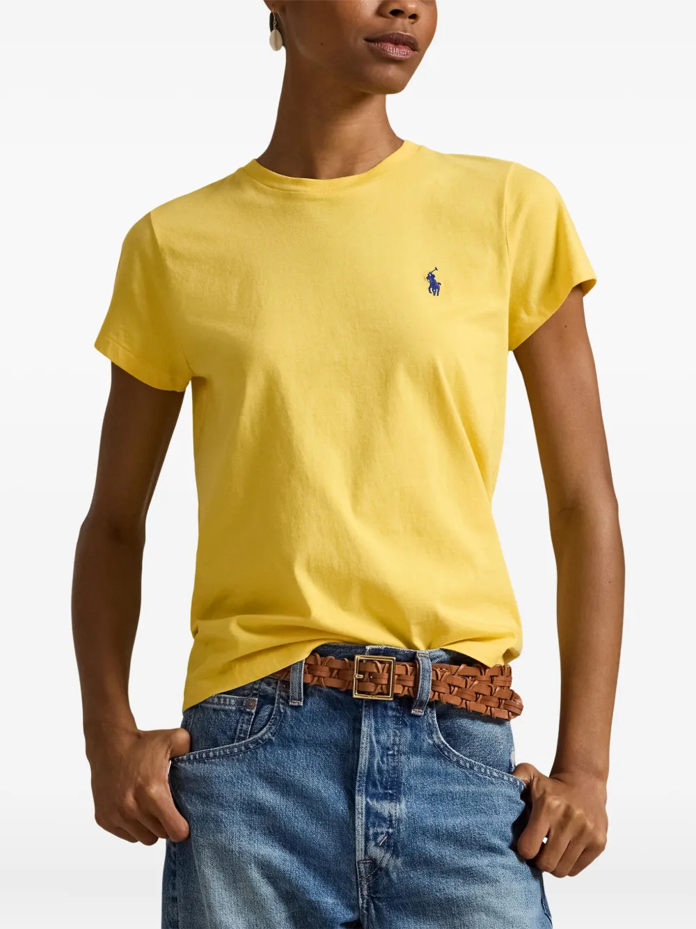 Футболка с круглым вырезом Polo Ralph Lauren, желтый — фото 3