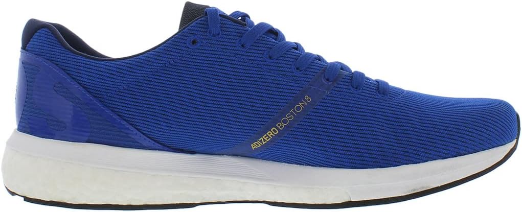 Мужские кроссовки Adidas Ultraboost, синий/золотой — фото 2