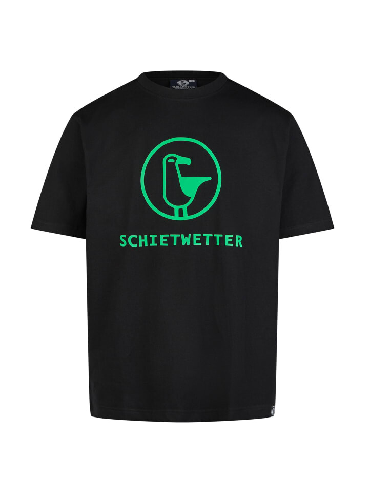 

Футболка SCHIETWETTER, цвет black/neongreen, Черный, Футболка SCHIETWETTER, цвет black/neongreen