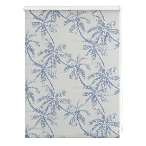 

Рулонные шторы Lichtblick Blueprint Palms II, 70x150x6 см, синий