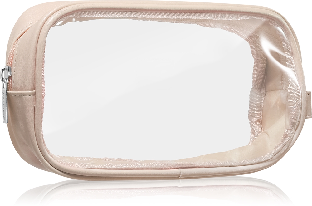 

Маленький прозрачный органайзер для путешествий, прозрачная косметичка Notino, skaidrus s beige 20x10x5 cm