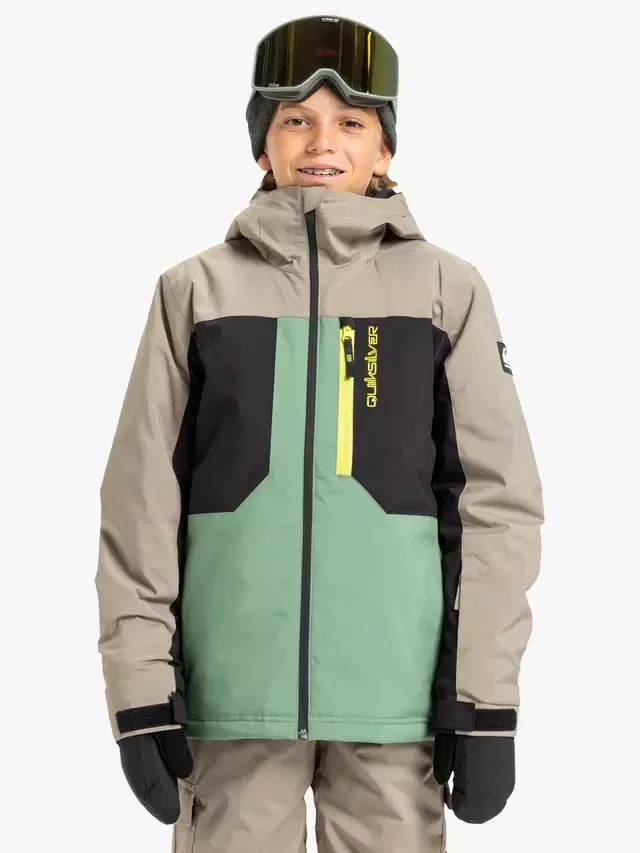 Детская техническая зимняя куртка Quicksilver Dawson, цвет Fallen Rock Quiksilver