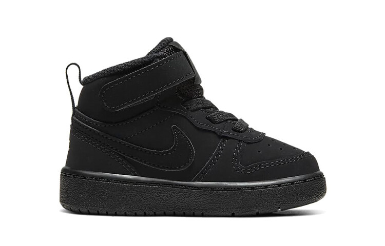 Кроссовки Nike Court Borough 2 Toddler Shoes TD High-top Black — фото 2