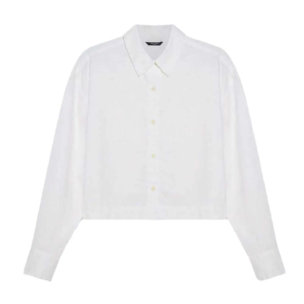 

Рубашка с длинным рукавом Dockers Cropped, белый