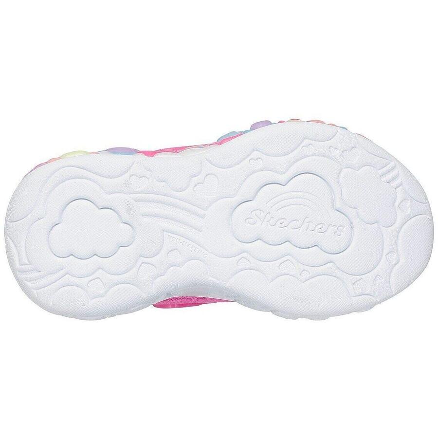 Кроссовки Skechers S Lights-eternal Heart Light, розовые, детские — фото 4
