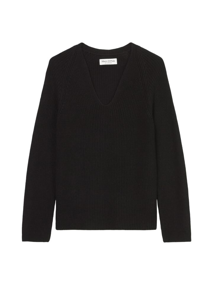 

Пуловер Marc O'Polo V-Neck-Strickpullover relaxed, черный