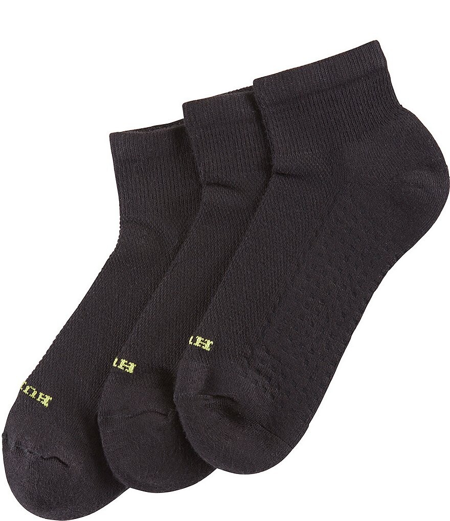 

HUE Air Cushion Sport, четверть верха, увлажняющие носки, 3 шт., черный