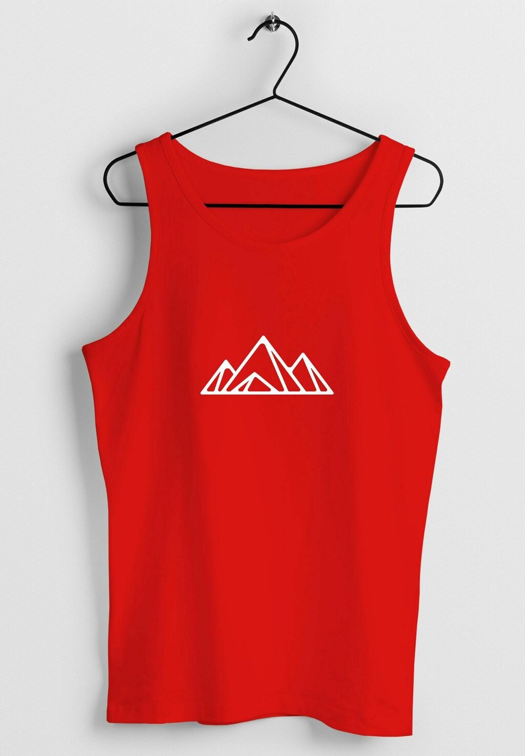 

Топ TANK- BERGE WANDERN POLYGON DESIGN PRINT OUTDOOR MUSKE Neverless, красный