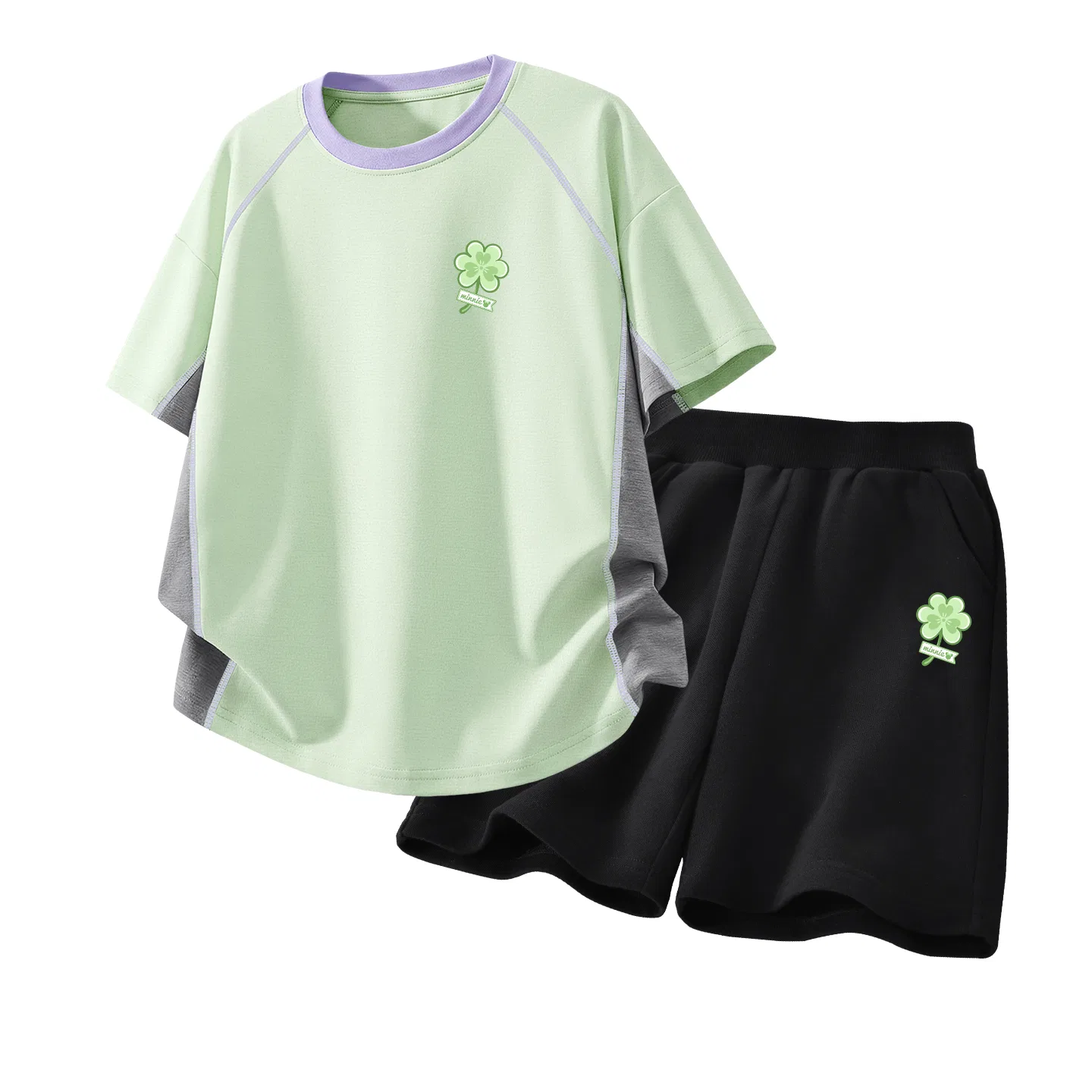 Спортивный костюм Disney Casual Sportswear 2 Piece Set, зеленый и черный