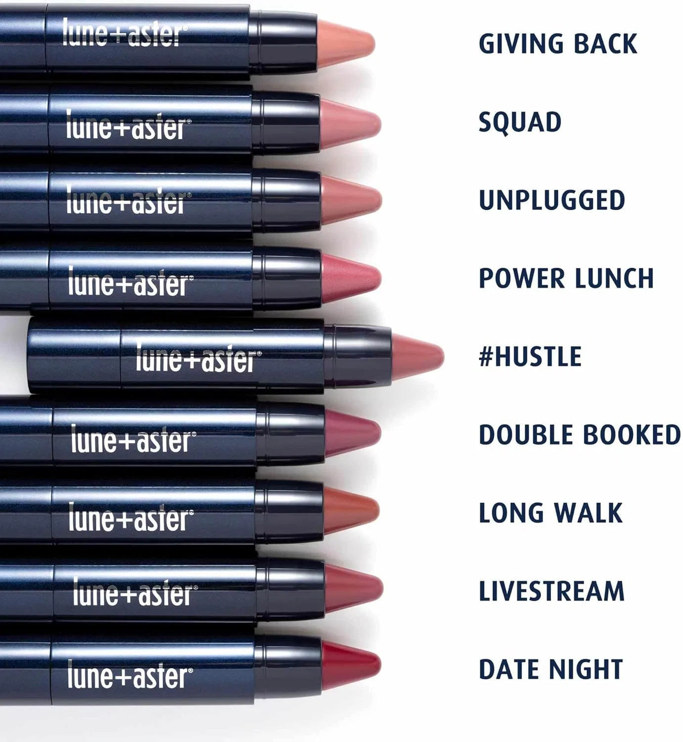 Губная помада Lune+Aster PowerLips Quick Stick Squad увлажняющая 2.8 г — фото 4