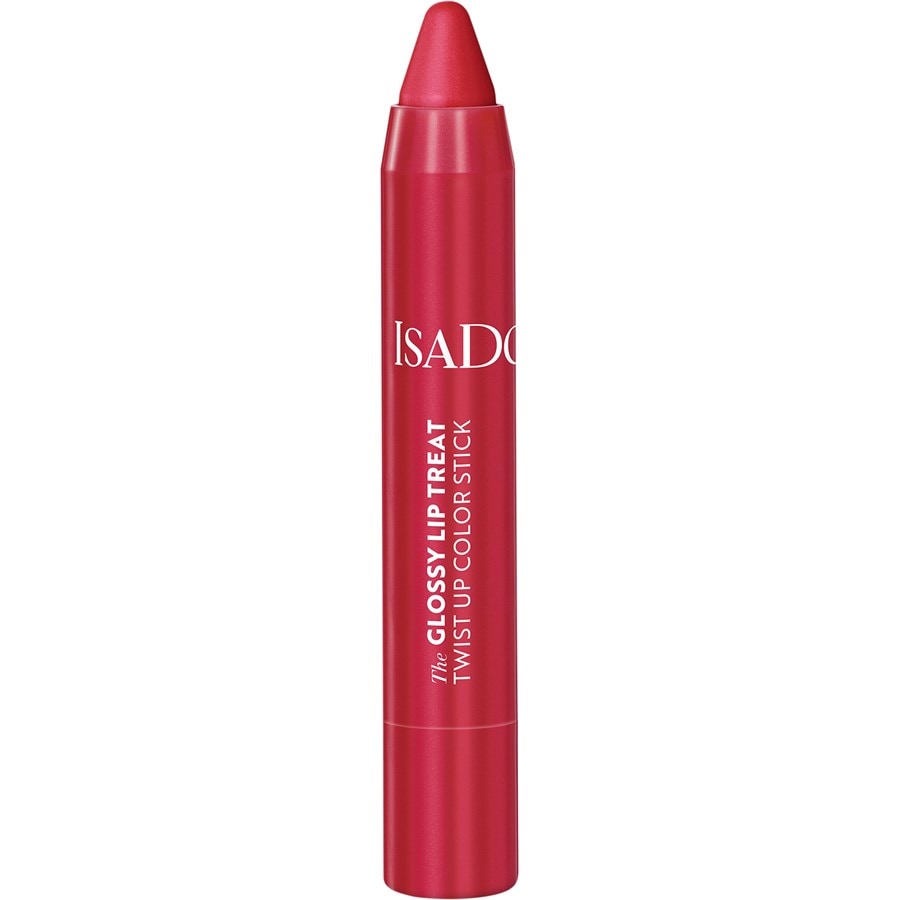 

Губная помада Isadora The Glossy Lip Treat Twist Up Color Lipstick, 12 Rhubarb Red / 3,3 g