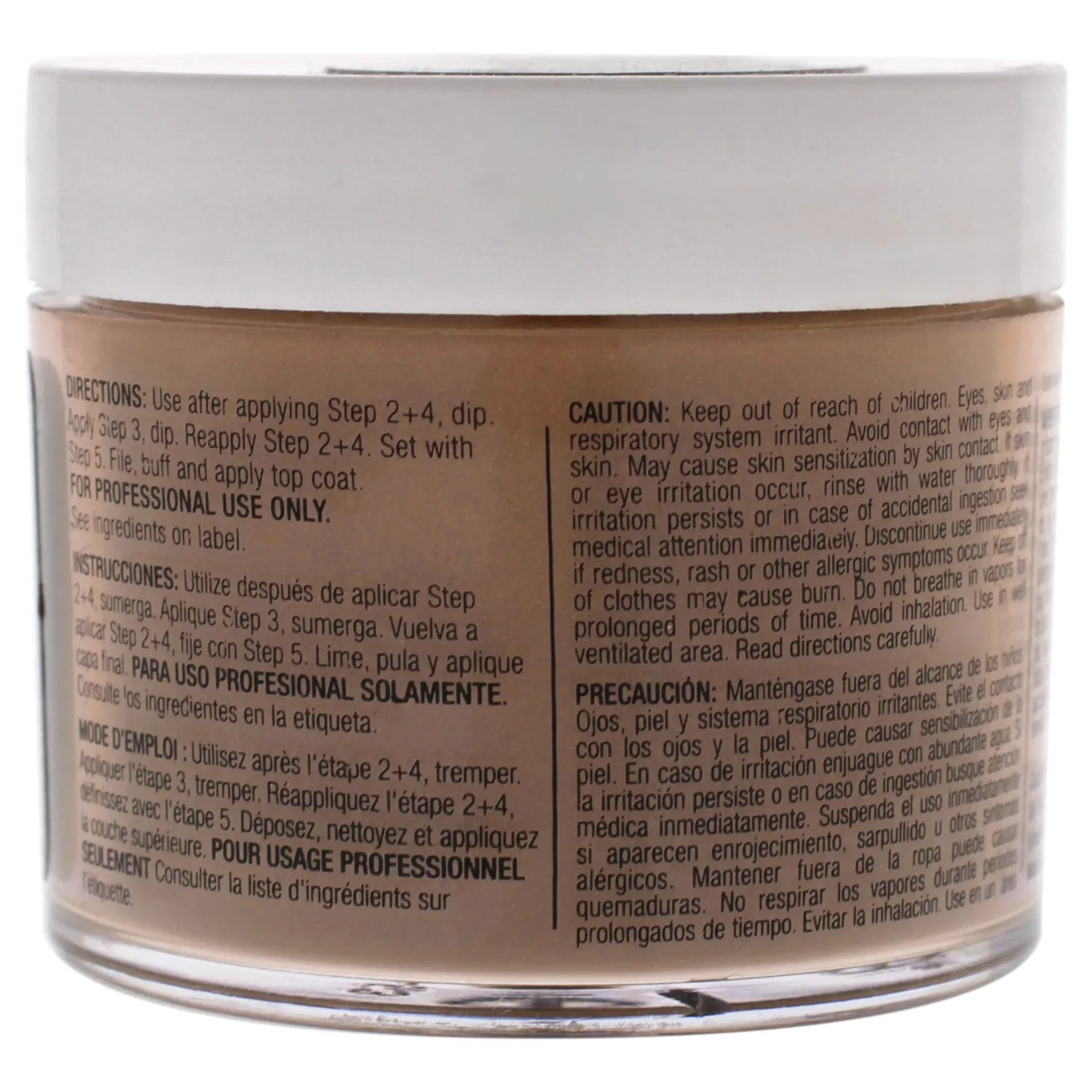 Система для окрашивания ногтей Pro Powder Polish Nail Colour Dip System - Caramel Kisses от Cuccio Colour for Women - 1,6 унции (47 г) пудры для ногтей, коричневый — фото 2