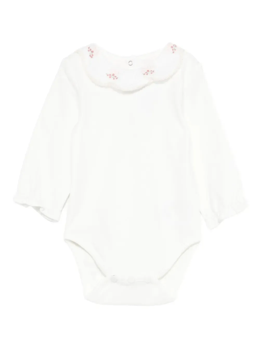 

Боди с вышитым воротником Tartine Et Chocolat, белый