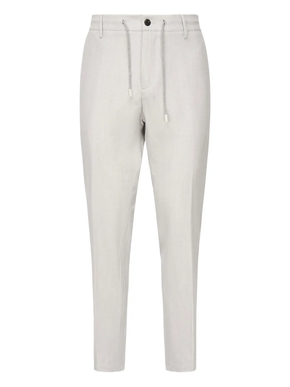 

Зауженные брюки с кулиской Eleventy, серый