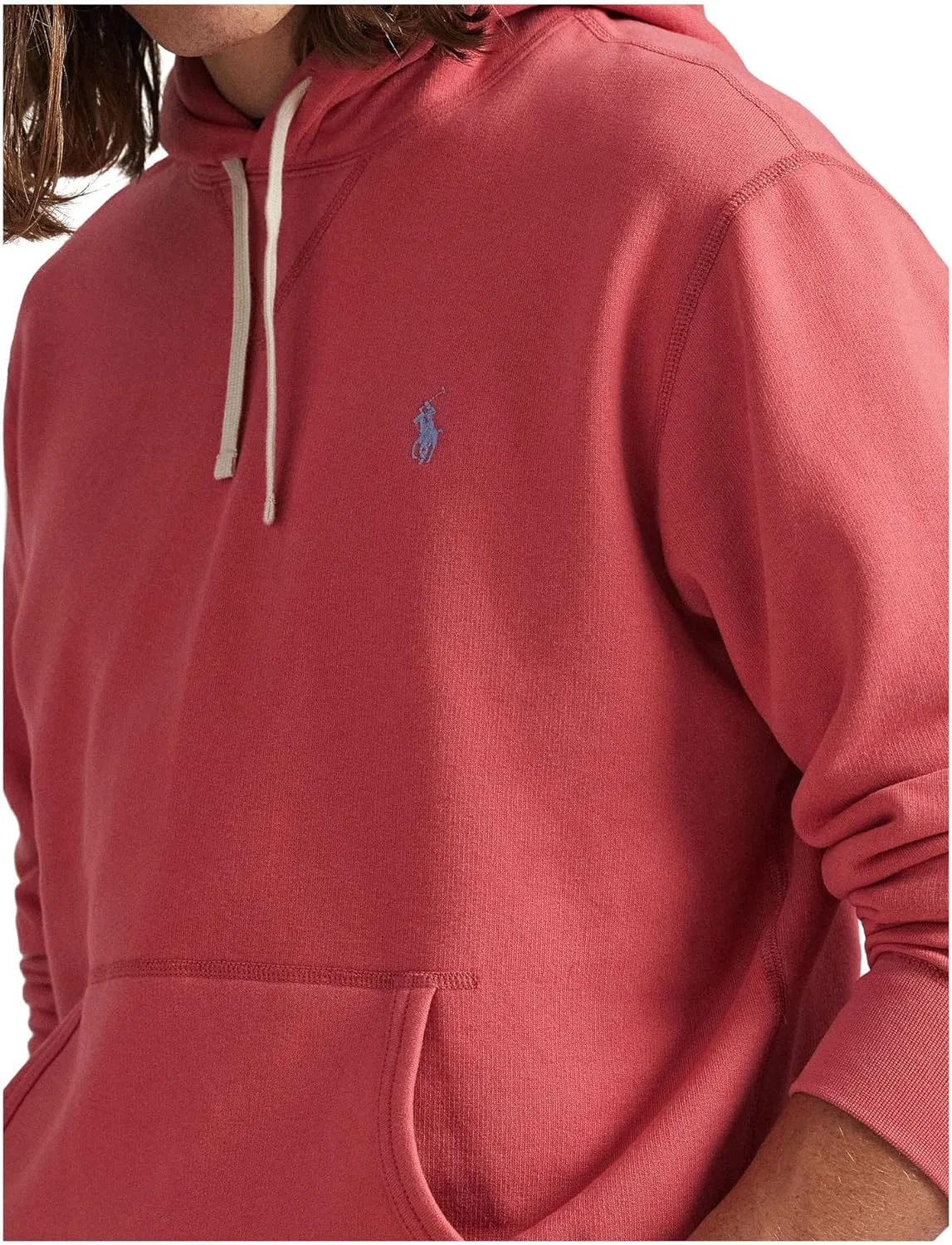 Мужская флисовая футболка с длинным рукавом POLO RALPH LAUREN, Red Sky — фото 3